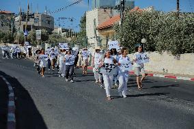 Bethlehem Activists Protest Gaza War - West Bank