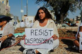 Bethlehem Activists Protest Gaza War - West Bank