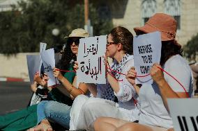 Bethlehem Activists Protest Gaza War - West Bank