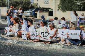 Bethlehem Activists Protest Gaza War - West Bank