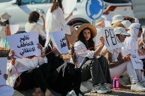 Bethlehem Activists Protest Gaza War - West Bank