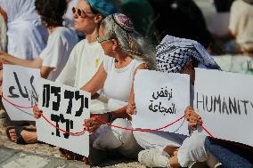 Bethlehem Activists Protest Gaza War - West Bank