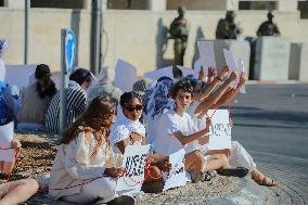 Bethlehem Activists Protest Gaza War - West Bank