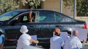 Bethlehem Activists Protest Gaza War - West Bank