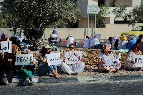 Bethlehem Activists Protest Gaza War - West Bank
