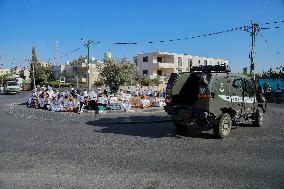 Bethlehem Activists Protest Gaza War - West Bank