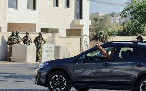 Bethlehem Activists Protest Gaza War - West Bank