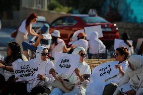 Bethlehem Activists Protest Gaza War - West Bank