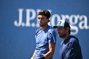 US Open - Arthur Rinderknech Training