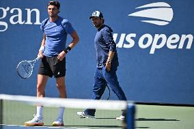 US Open - Arthur Rinderknech Training