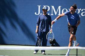 US Open - Arthur Rinderknech Training