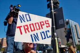 Residents Protest Against Trump - Washington