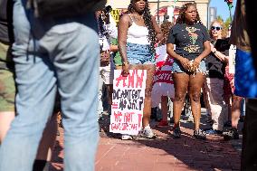 Residents Protest Against Trump - Washington