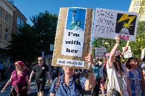 Residents Protest Against Trump - Washington