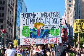 Residents Protest Against Trump - Washington