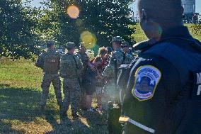 Residents Protest Against Trump - Washington