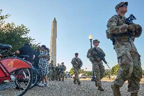 Residents Protest Against Trump - Washington