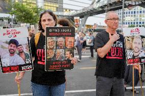 Rally for The End of The War and The Release of The Hostages - Tel Aviv