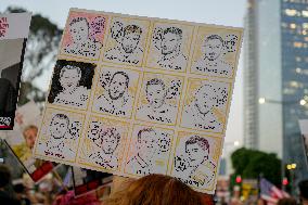 Rally for The End of The War and The Release of The Hostages - Tel Aviv