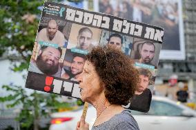 Rally for The End of The War and The Release of The Hostages - Tel Aviv