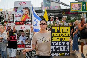 Rally for The End of The War and The Release of The Hostages - Tel Aviv