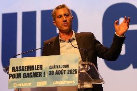 French Left-wing 'Rally To Win' Meeting - Chateaudun