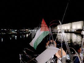 Humanitarian Global Sumud Flotilla Procession - Genoa
