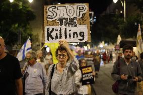 Rally for The End of The War and The Release of The Hostages - Jerusalem