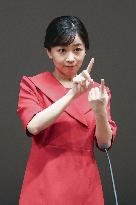 Japan princess attends sign language speech contest