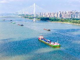 Yangtze River Waterway in Nanjing