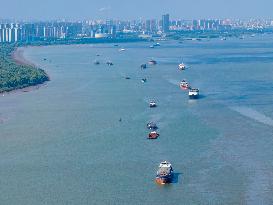 Yangtze River Waterway in Nanjing