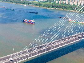 Yangtze River Waterway in Nanjing