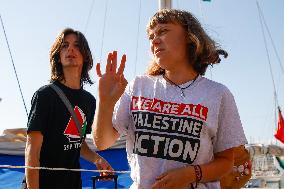 Aid Flotilla With Greta Thunberg Departs For Gaza - Barcelona
