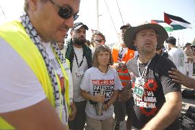 Aid Flotilla With Greta Thunberg Departs For Gaza - Barcelona