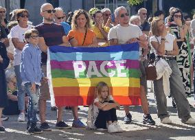 Demonstration in memory of the 12,000 children killed since October 7th - Bergamo