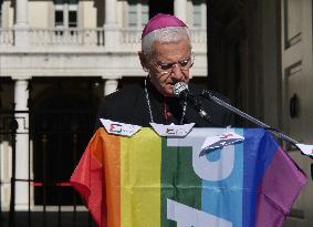 Demonstration in memory of the 12,000 children killed since October 7th - Bergamo