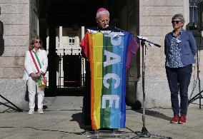Demonstration in memory of the 12,000 children killed since October 7th