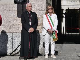 Demonstration in memory of the 12,000 children killed since October 7th