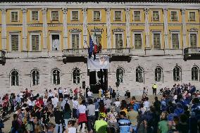 Demonstration in memory of the 12,000 children killed since October 7th