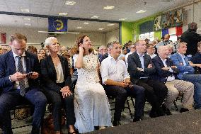 Speech by the Minister of Justice at his political return - Tourcoing AJ