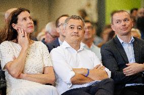 Speech by the Minister of Justice at his political return - Tourcoing AJ