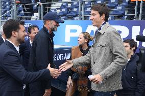 Celebs at Paris FC vs Metz - Paris