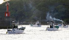 Dolphin hunt season begins in western Japan town