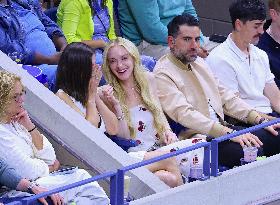 US Open - Lindsay Lohan In The Stands