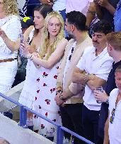 US Open - Lindsay Lohan In The Stands