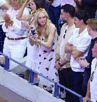 US Open - Lindsay Lohan In The Stands