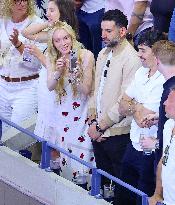 US Open - Lindsay Lohan In The Stands