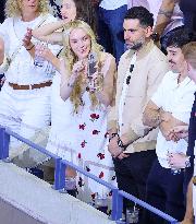 US Open - Lindsay Lohan In The Stands