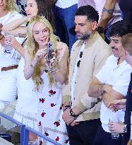 US Open - Lindsay Lohan In The Stands