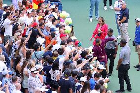 Carlos Alcaraz With Fans At The US Open - NYC